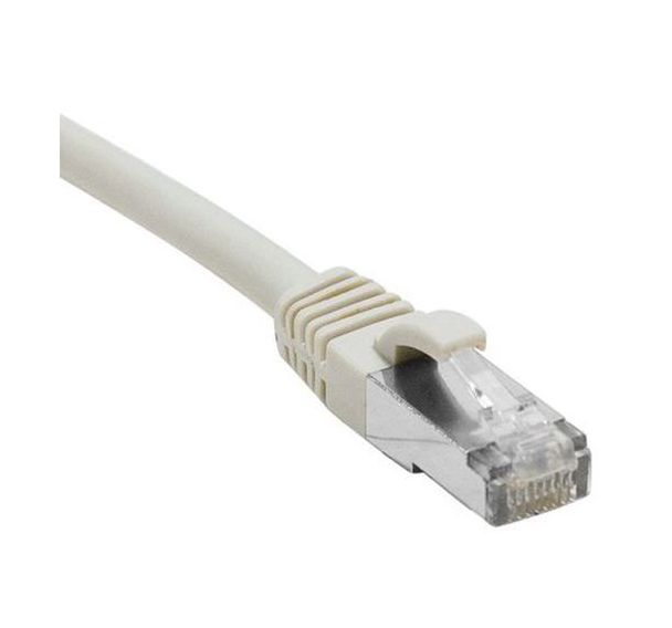 Cordon RJ45 catégorie 6 F/UTP LSOH snagless gris - 0,3 m