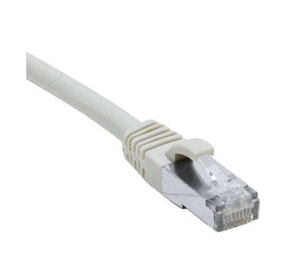Cordon RJ45 catégorie 6 F/UTP LSOH snagless gris - 25 m