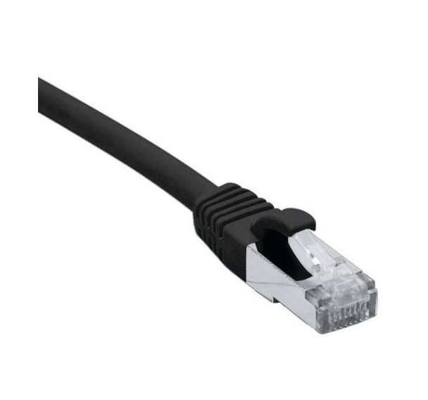 Cordon RJ45 catégorie 6 F/UTP LSOH snagless noir - 10 m