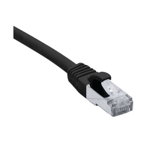 Cordon RJ45 catégorie 6 F/UTP LSOH snagless noir - 2 m