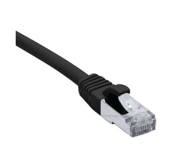 Cordon RJ45 catégorie 6 F/UTP LSOH snagless noir - 30 m