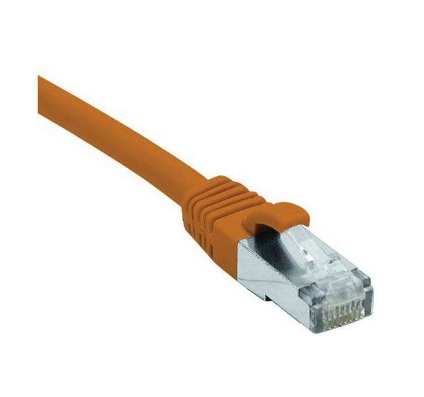 Cordon RJ45 catégorie 6 F/UTP LSOH snagless orange - 10 m