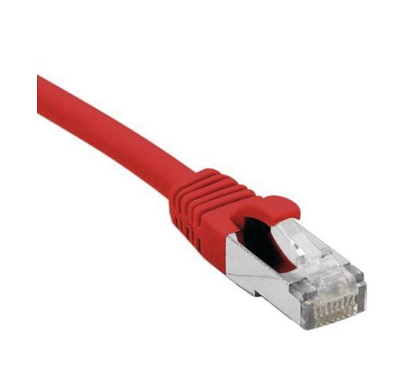 Cordon RJ45 catégorie 6 F/UTP LSOH snagless rouge - 20 m