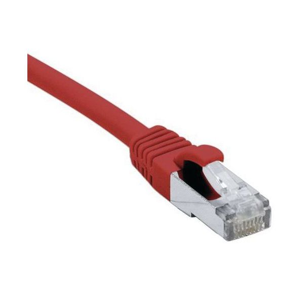 Cordon RJ45 catégorie 6 F/UTP LSOH snagless rouge - 30 m