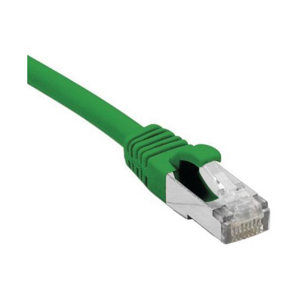 Cordon RJ45 catégorie 6 F/UTP LSOH snagless vert - 0,3 m