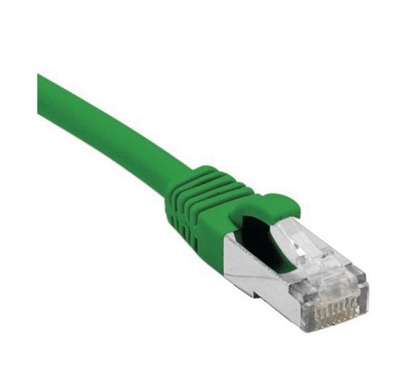 Cordon RJ45 catégorie 6 F/UTP LSOH snagless vert - 0,5 m