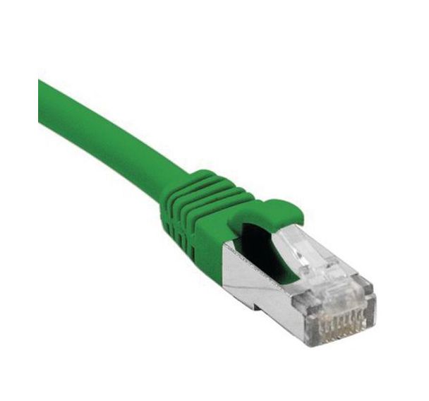 Cordon RJ45 catégorie 6 F/UTP LSOH snagless vert - 10 m