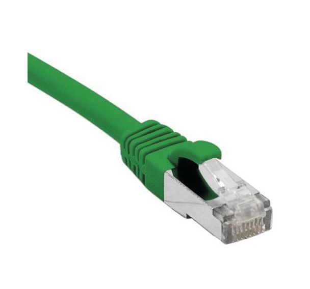 Cordon RJ45 catégorie 6 F/UTP LSOH snagless vert - 15 m