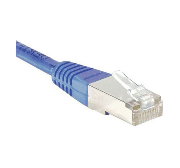 Cordon RJ45 catégorie 6 F/UTP bleu - 0,3 m