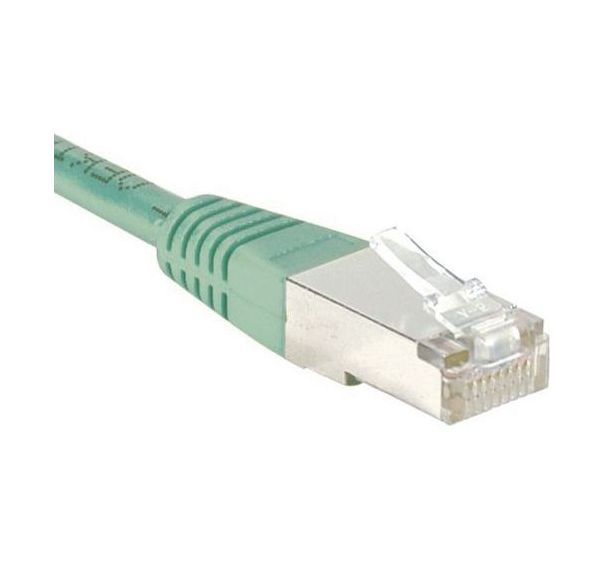 Cordon RJ45 catégorie 6 F/UTP vert - 0,3 m