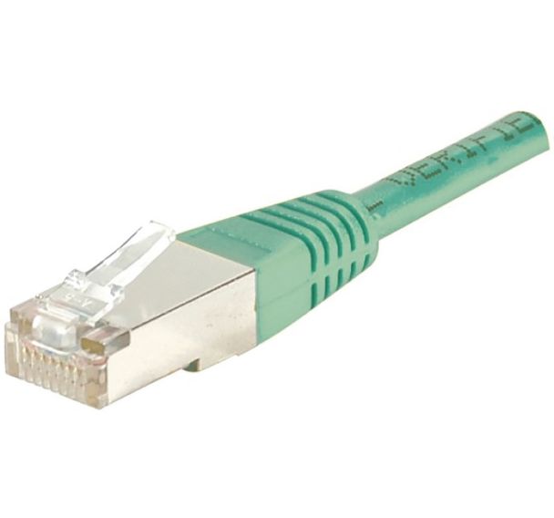 Cordon RJ45 catégorie 6 F/UTP vert - 30 m
