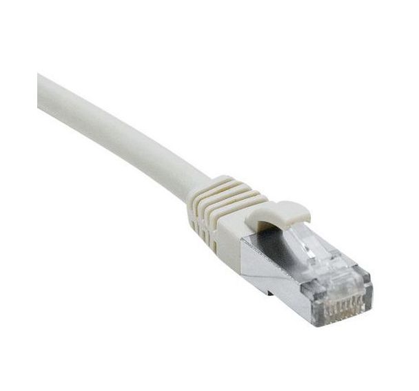 Cordon RJ45 catégorie 6 S/FTP LSOH snagless gris - 10 m