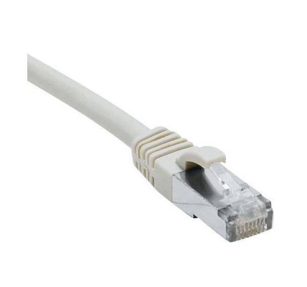 Cordon RJ45 catégorie 6 S/FTP LSOH snagless gris - 1 m