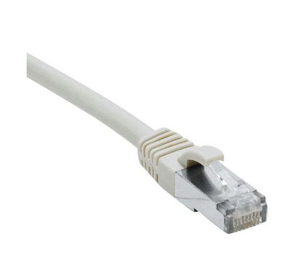 Cordon RJ45 catégorie 6 S/FTP LSOH snagless gris - 3 m