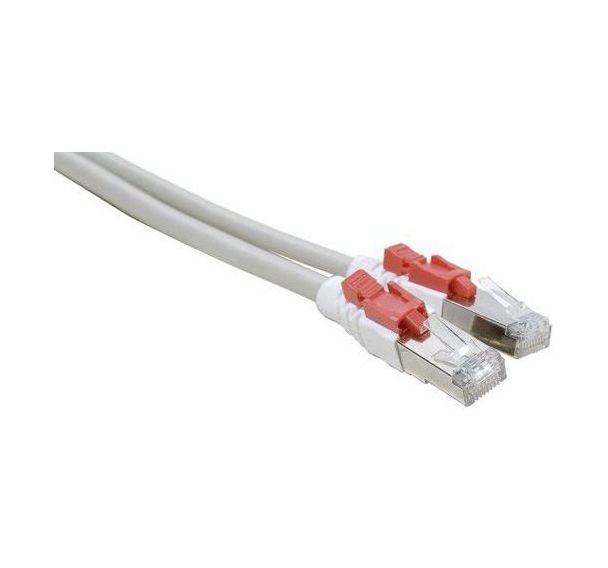 Cordon RJ45 catégorie 6 S/FTP à verrouillage gris - 2 m
