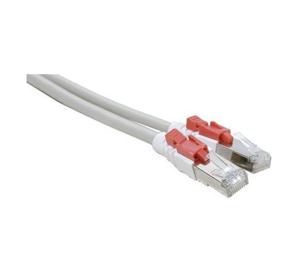 Cordon RJ45 catégorie 6 S/FTP à verrouillage gris - 5 m