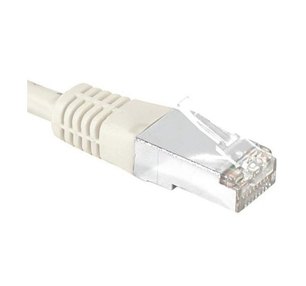 Cordon RJ45 catégorie 6 S/FTP gris - 1,5 m