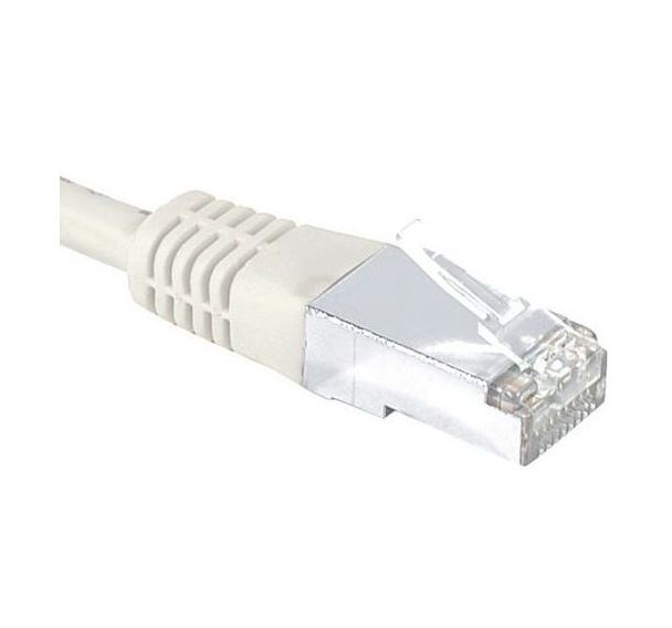Cordon RJ45 catégorie 6 S/FTP gris - 50 m