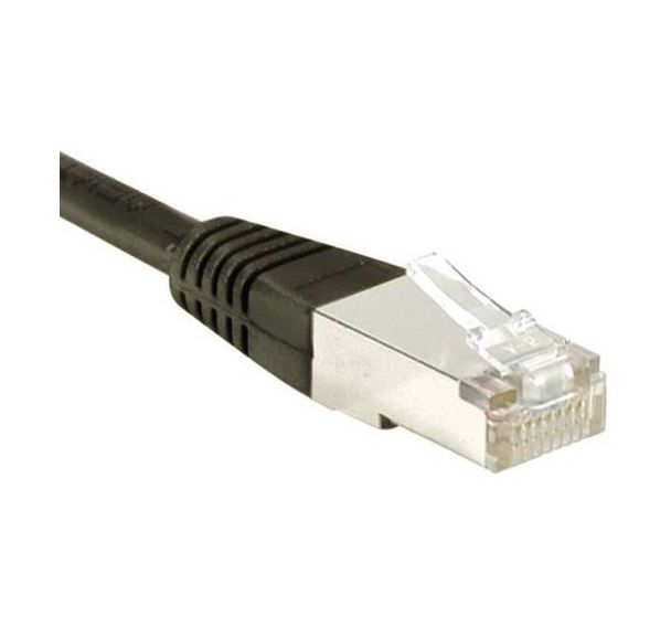 Cordon RJ45 catégorie 6 S/FTP noir - 3 m