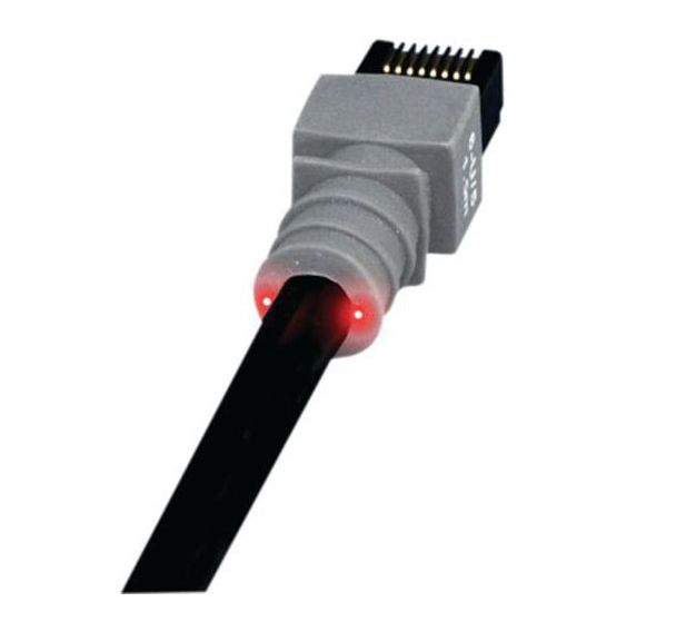 Cordon RJ45 catégorie 6 U/FTP LSOH noir - 0,6 m