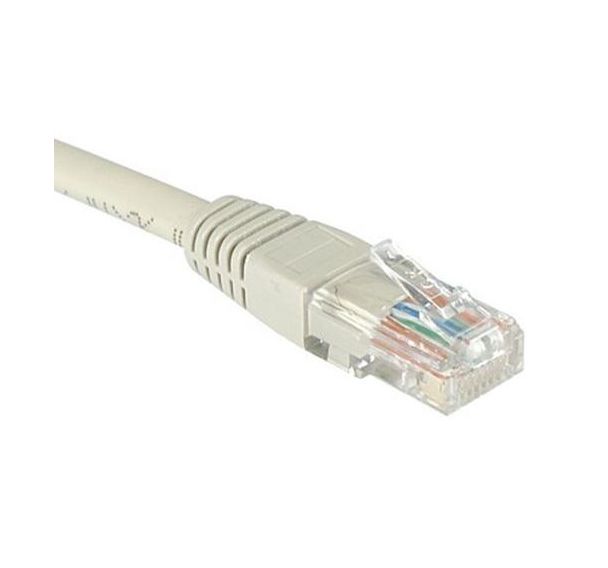 Cordon RJ45 catégorie 6 U/UTP gris - 0,15 m