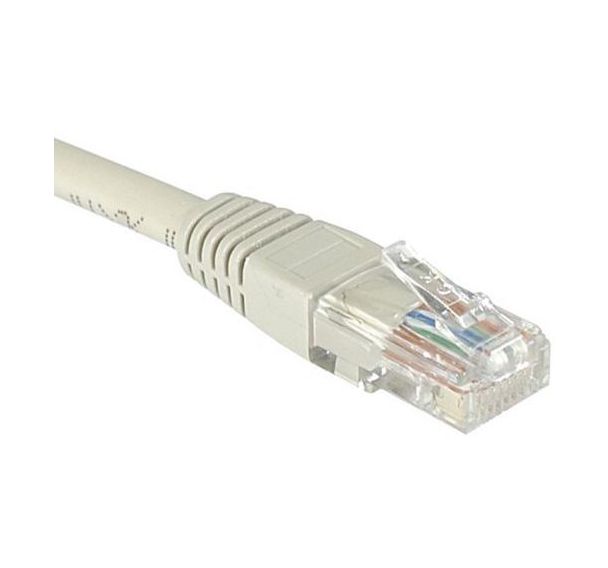 Cordon RJ45 catégorie 6 U/UTP gris - 7 m