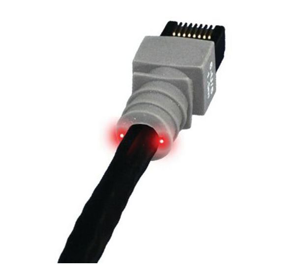 Cordon RJ45 catégorie 6 U/UTP noir - 0,6 m