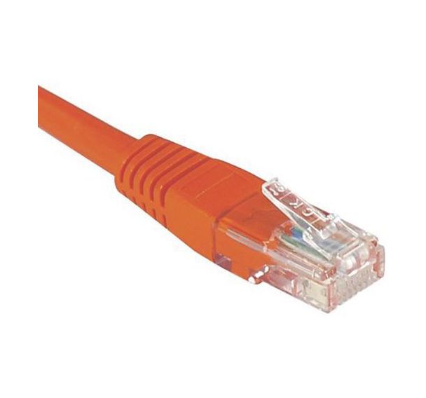 Cordon RJ45 catégorie 6 U/UTP rouge - 7 m