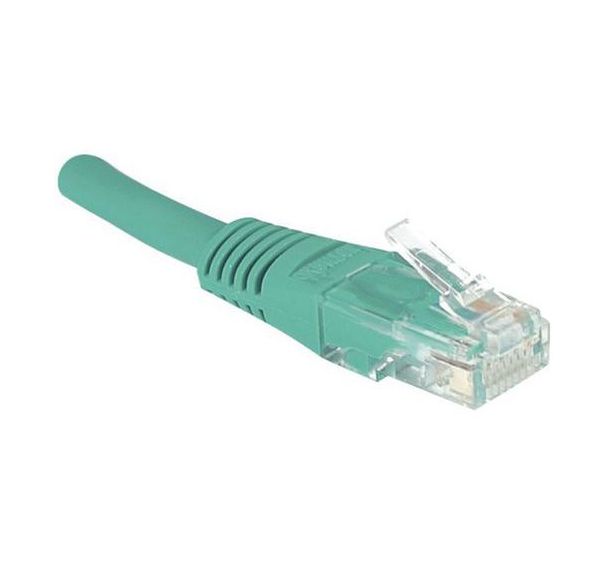 Cordon RJ45 catégorie 6 U/UTP vert - 20 m