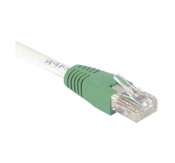 Cordon RJ45 croisé catégorie 6 S/FTP gris - 15 m