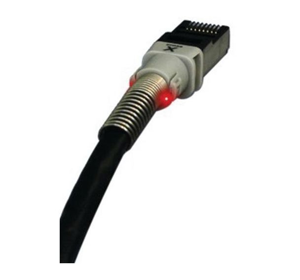 Cordon RJ45 croisé catégorie 6 U/FTP LSOH noir - 4,9 m