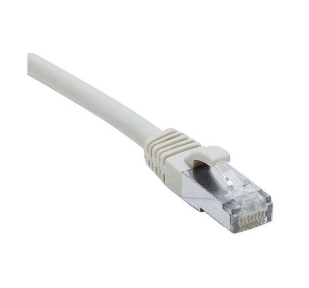 Cordon RJ45 sur câble catégorie 7 S/FTPLSOH gris 1,5m Dexlan