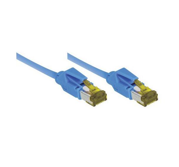 Cordon RJ45 sur câble catégorie 7 S/FTP LSOH bleu - 20 m