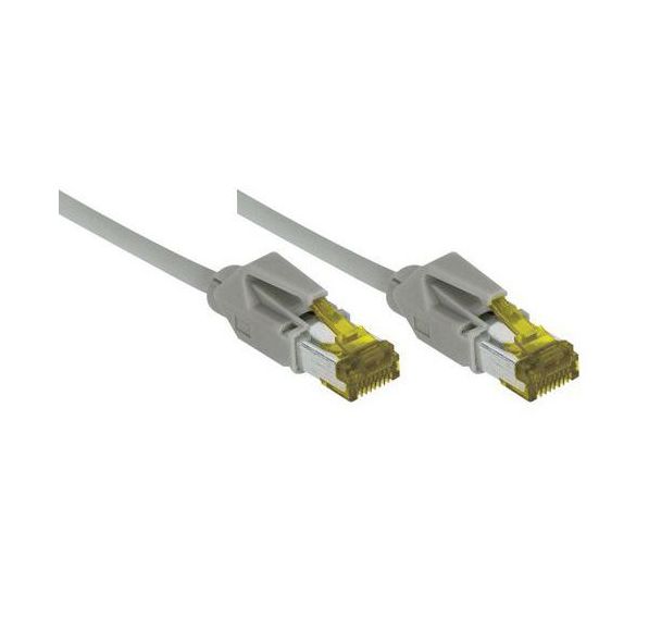 Cordon RJ45 sur câble catégorie 7 S/FTP LSOH gris - 10 m
