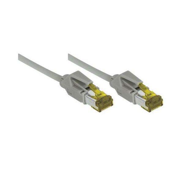 Cordon RJ45 sur câble catégorie 7 S/FTP LSOH gris - 2 m
