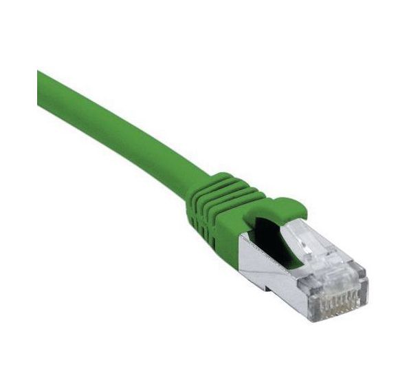 Cordon RJ45 sur câble catégorie 7 S/FTP LSOH vert -5m Dexlan