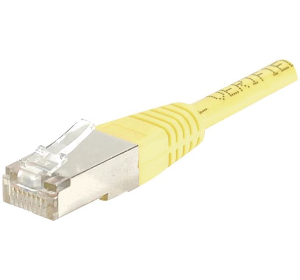 Cordon Rj45 Cat 6 F/Utp Jaune