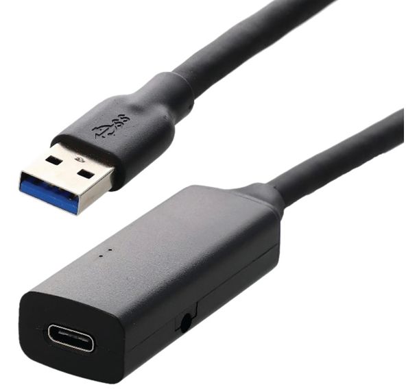 Cordon USB-A vers USB-C 3.2 Gen 1 mâle / femelle 5m - Erard D3C