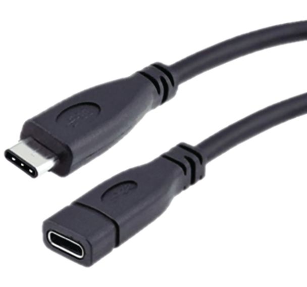 Cordon USB-C 3.2 Gen 1 mâle / femelle 2m - Erard D3C
