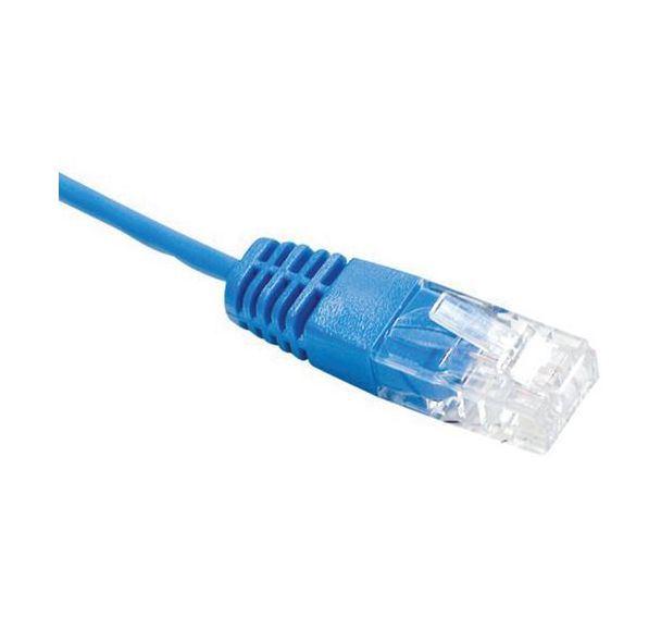 Cordon UTP 1P bleu RJ45/RJ45 Téléphone 100 ohms - 10M