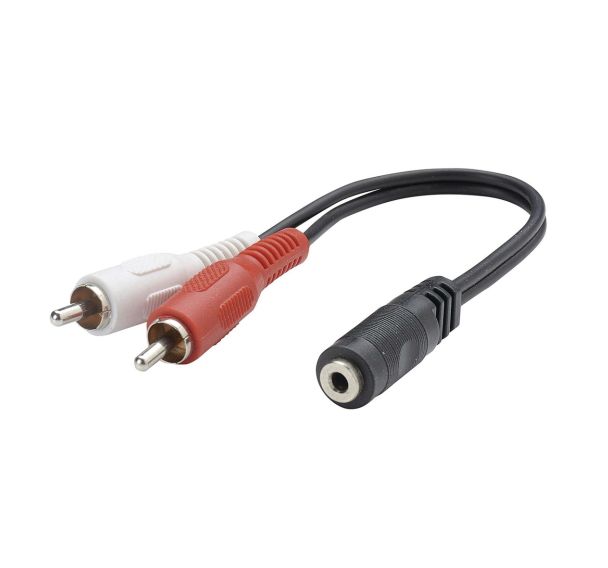 Adaptateur 2RCA vers Mini Jack 3,5