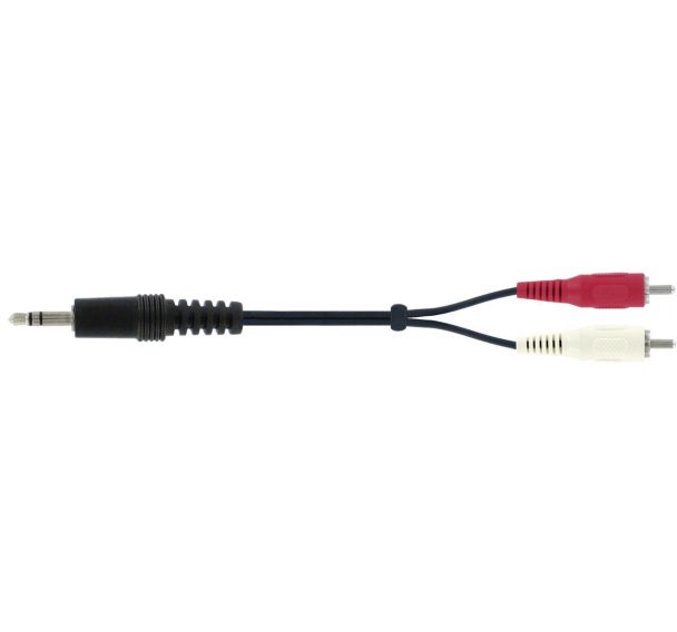 Cordon audio Jack 3,5 Stéréo mâle / 2 RCA mâle Erard D3C