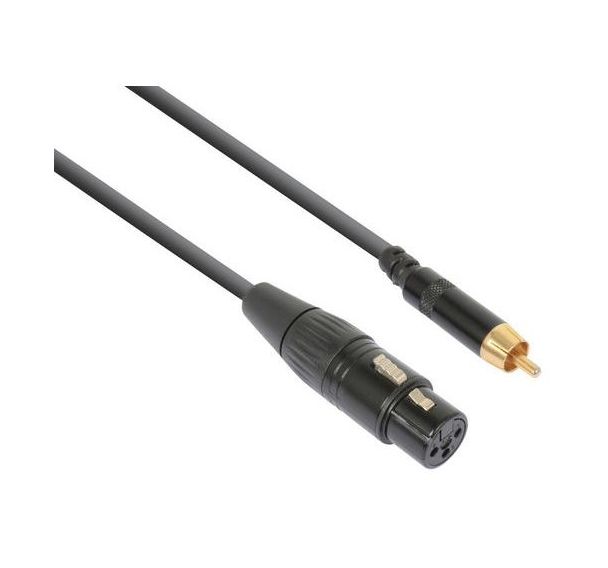 Cordon XLR Felekke - RCA Mâle