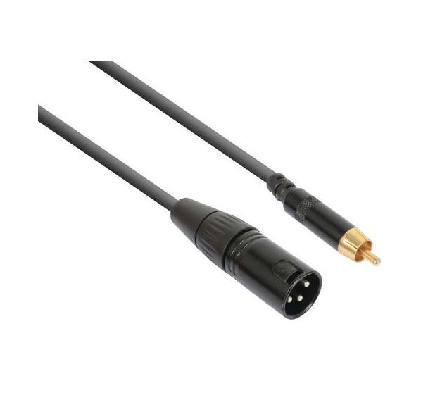 Cordon XLR Mâle - RCA Mâle