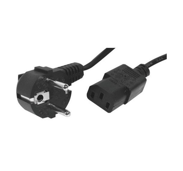 Cordon d'alimentation PC CEE7 / C13 noir - 2,5 m