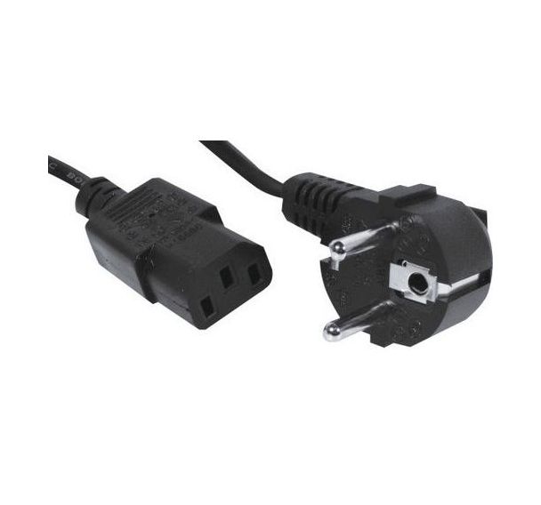 Cordon d'alimentation PC CEE7 / C13 noir - 7,5 m