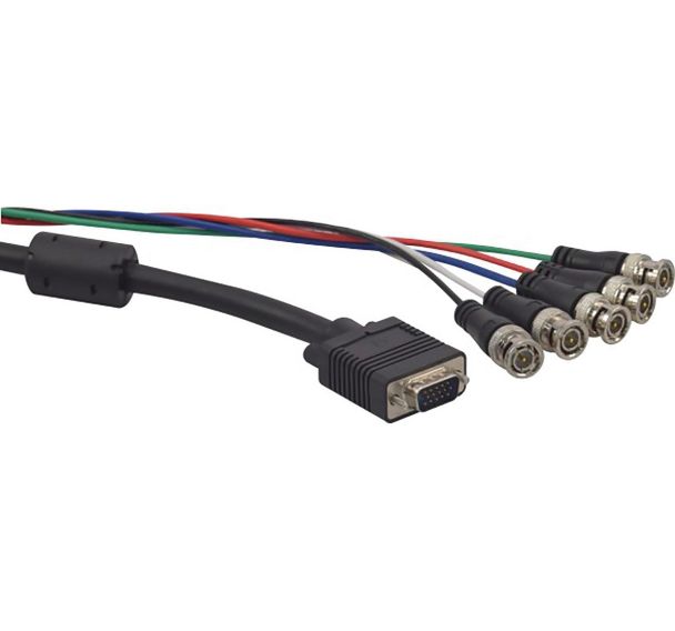 Câble ecran HD15M/5XBNC- 1.8M