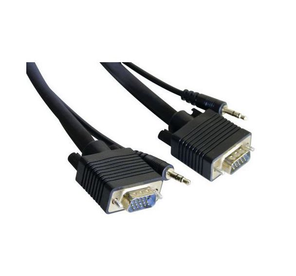Câble écran svga et audio - 7,5 m