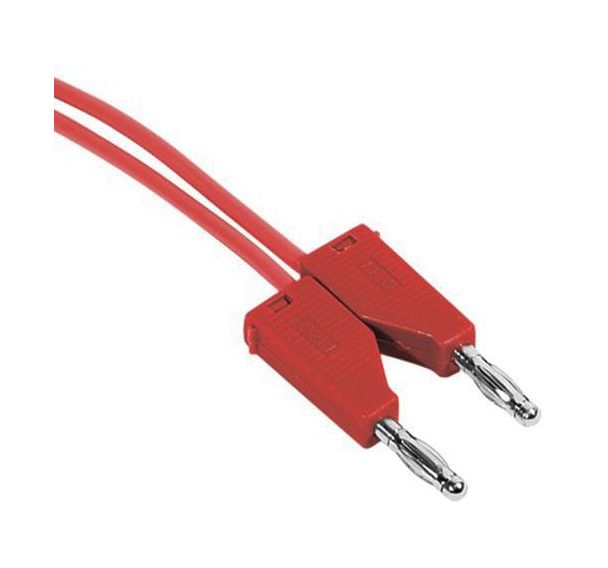 Cordon fiche banane rouge