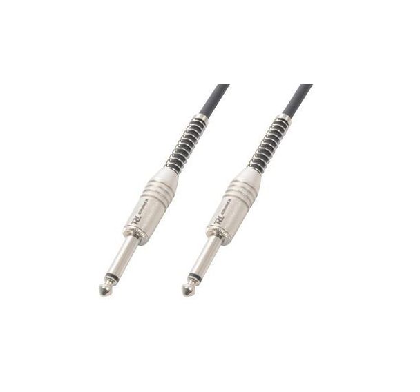 Cordon guitare jack 6,35 mâle mono / jack 6,35 mâle mono